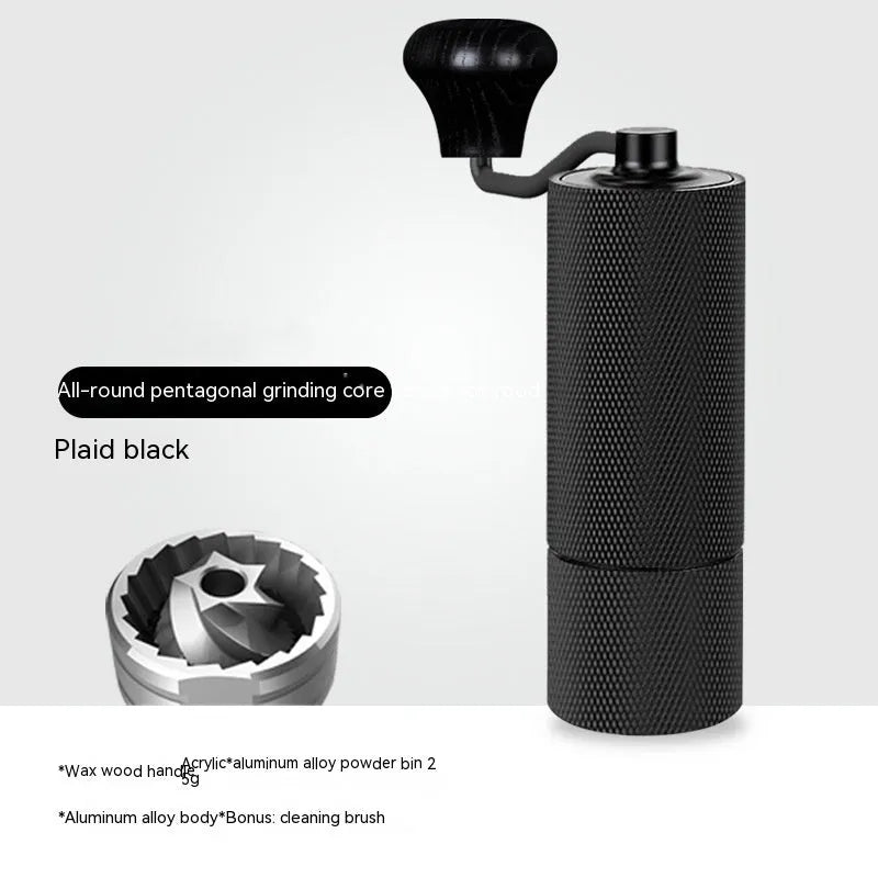 Hand-cranked CNC Stainless Steel Grinding Core Coffee Bean Grinder Coffee Machine - Bellarte Enchanté Hand-cranked CNC Stainless Steel Grinding Core Coffee Bean Grinder Coffee Machine